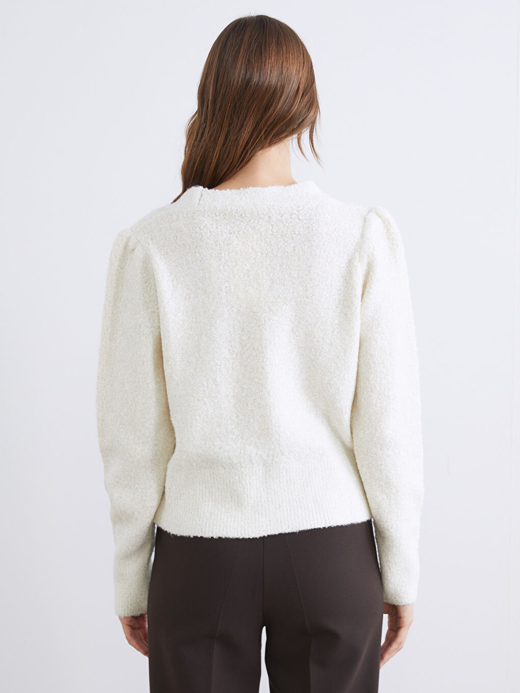 V Neck Women's Knitwear Cardigan-4