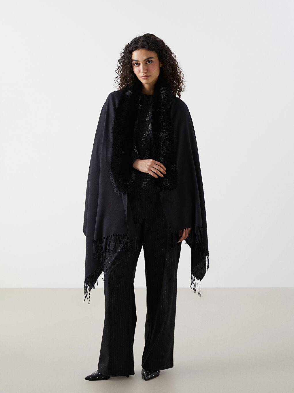 LCW ACCESSORIES Fringed Women's Scarf -W5DT82Z8-HEG
