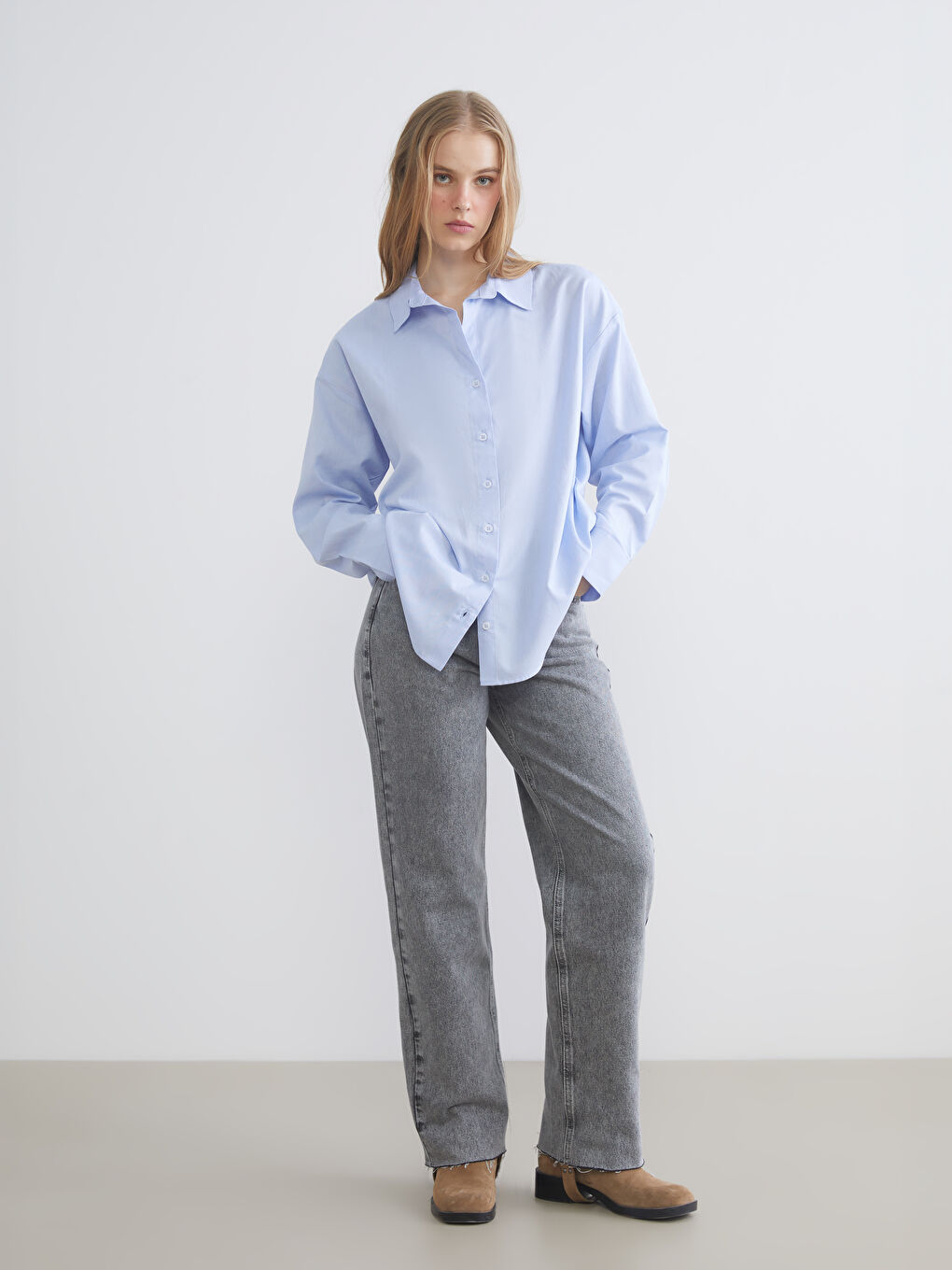 Jean Jambe Large pour Femmes