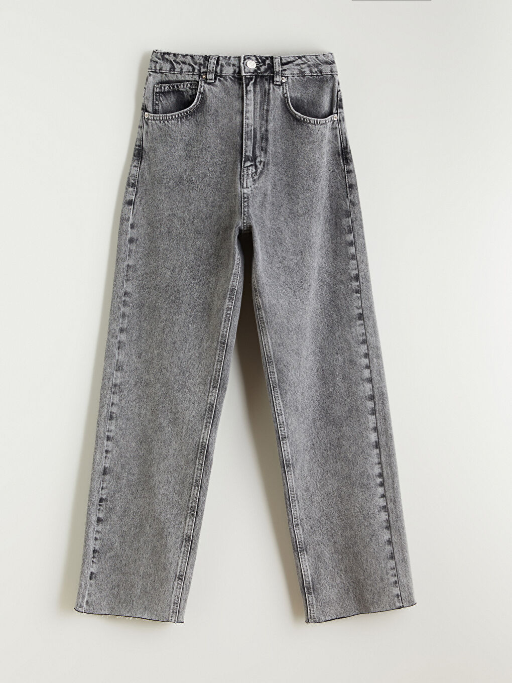 Jean Jambe Large pour Femmes-4