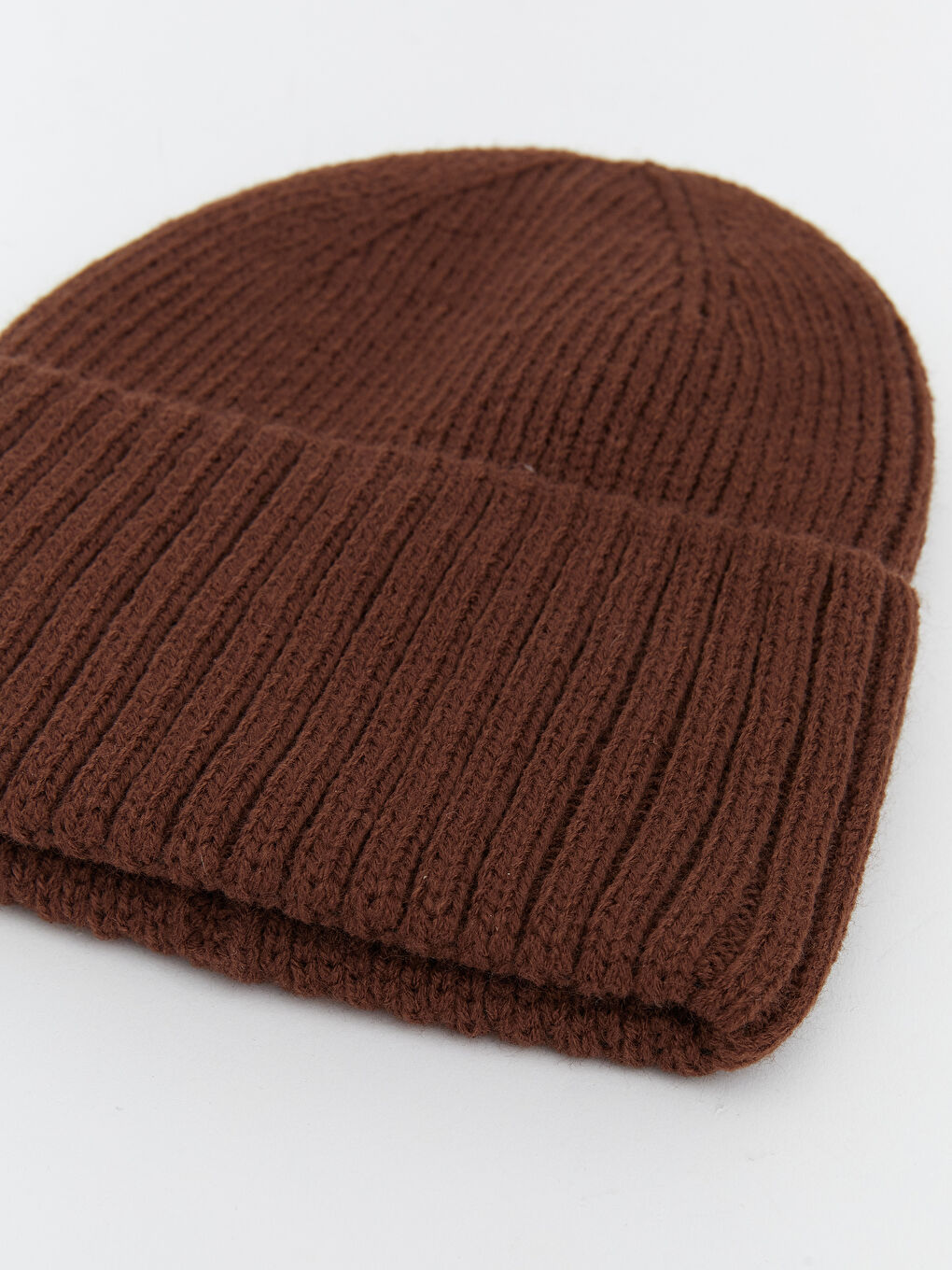 Kahverengi Basic Kadın Bere-2