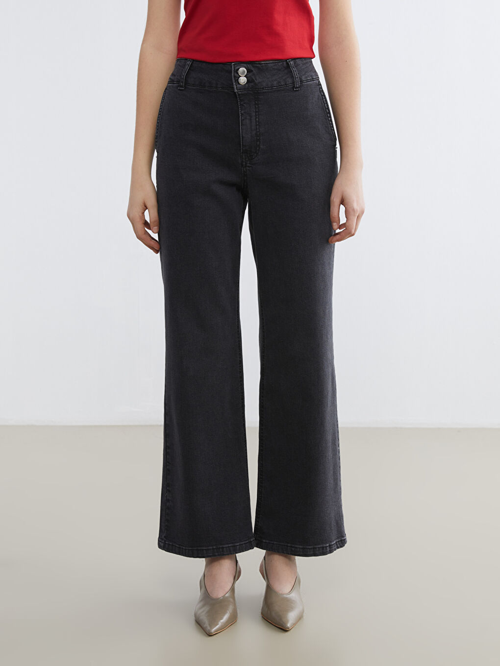 Wideleg Women's Jeans-1