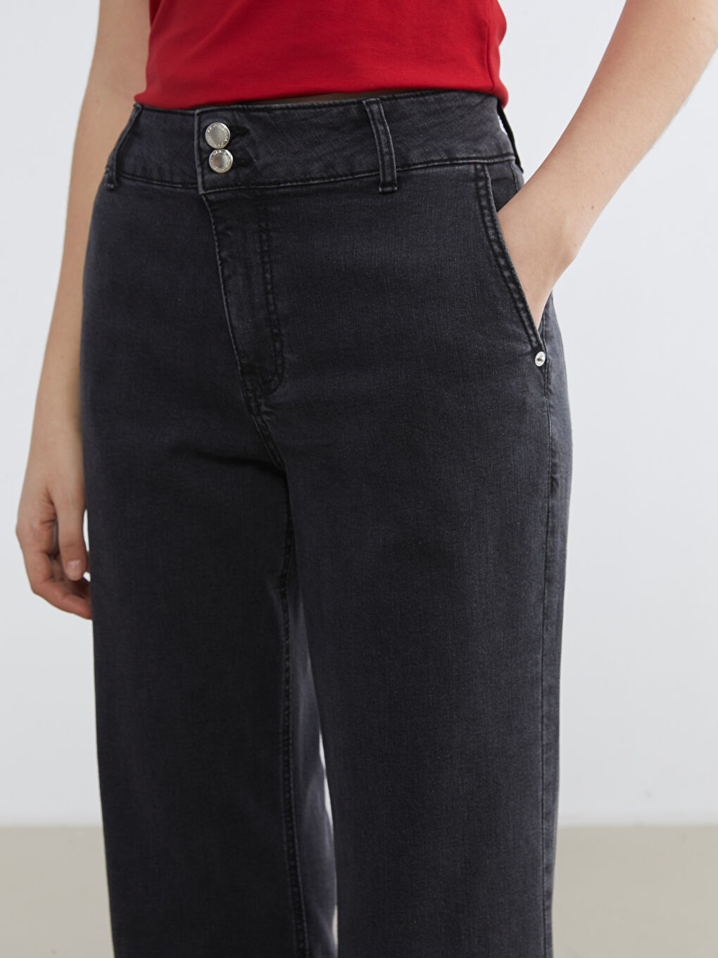 Wideleg Women's Jeans-2