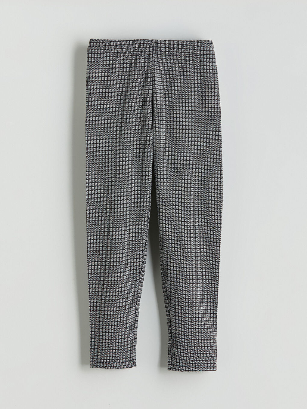 Elastic Waist Crowbar Patterned Girl's Tights