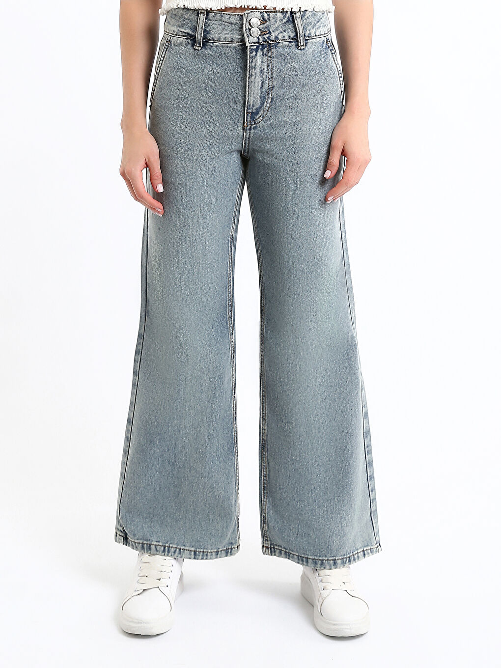 Wideleg Women's Jeans-1