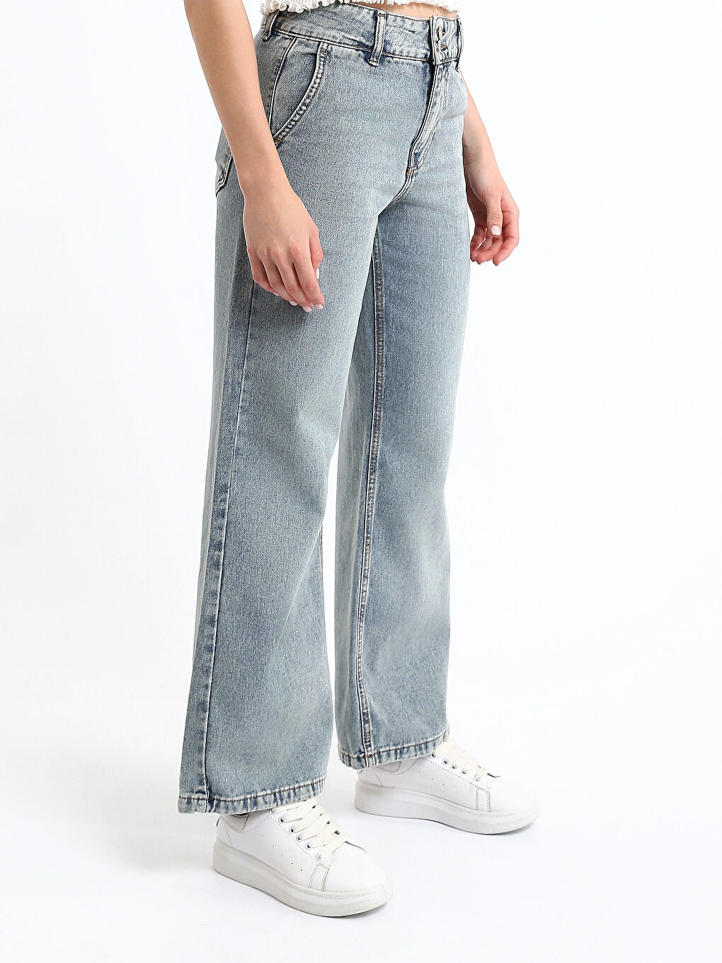 Wideleg Women's Jeans-3