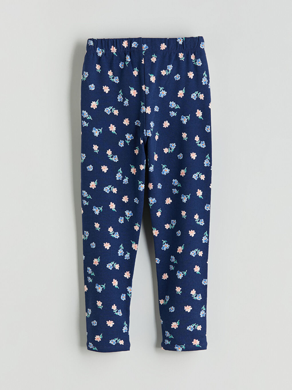 Elasticated Waist Floral Girls' Leggings-3