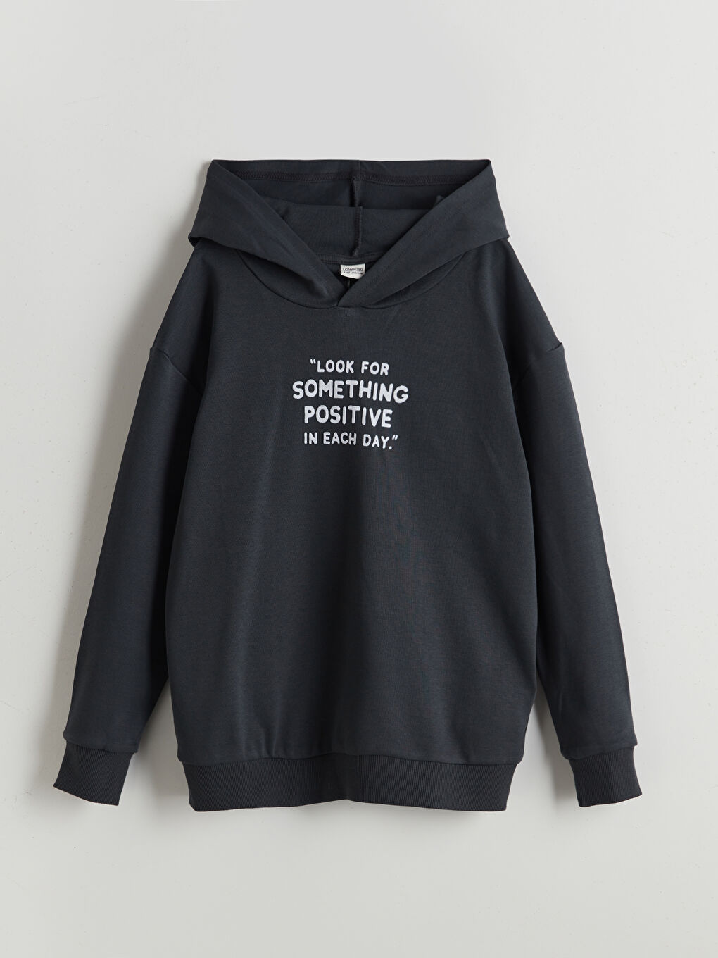 LCW ECO Hooded Printed Boys' Sweatshirt -W5DU63Z4-VFB