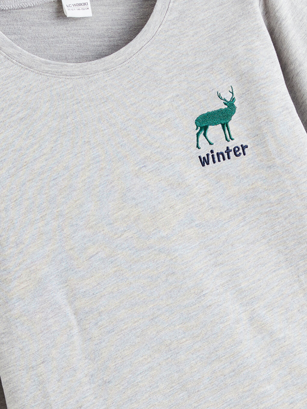 Crew Neck Boys' Pyjama Set-2