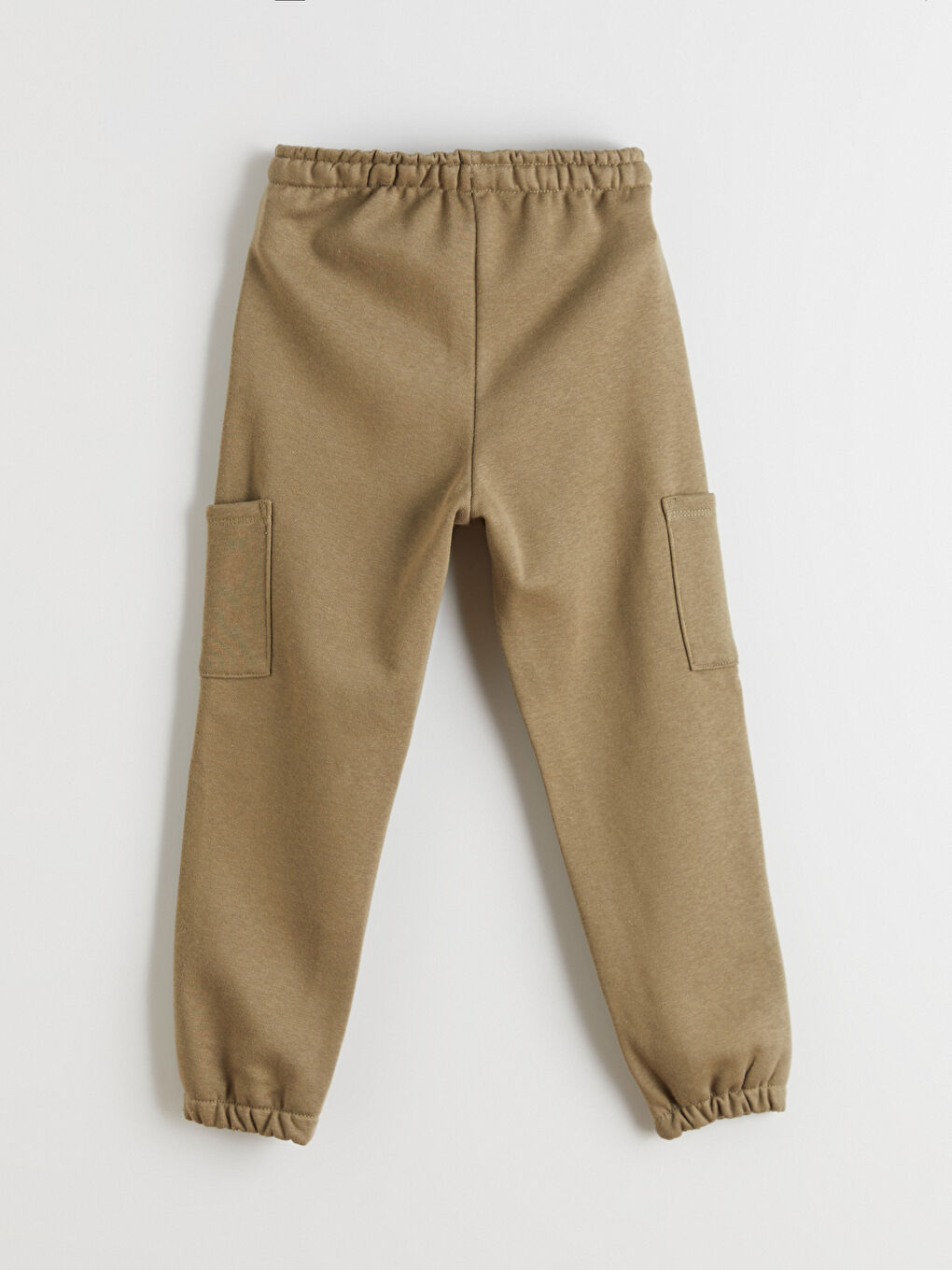 Haki Beli Lastikli Basic Erkek Çocuk Jogger Eşofman Altı 2'li-6