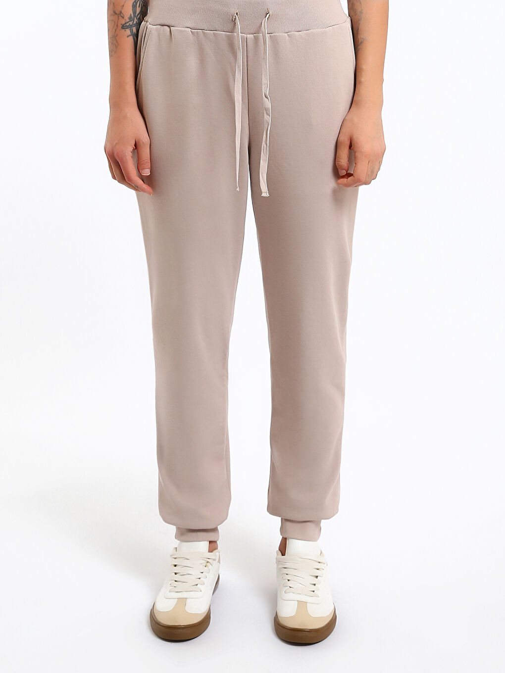Elasticated Waist Women's Jogger Sweatpants-1