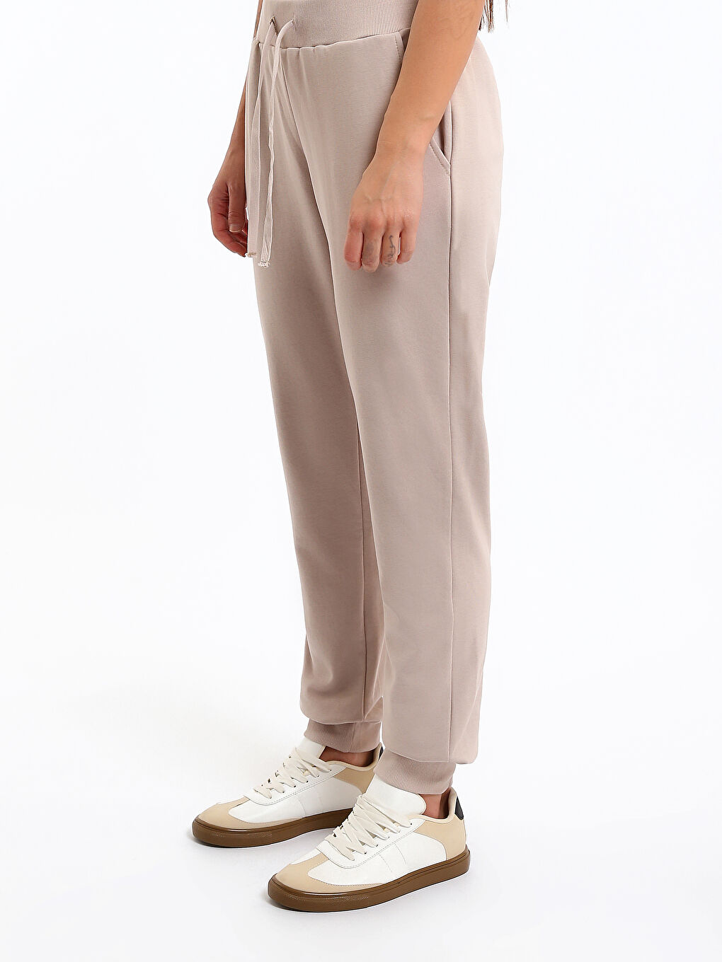 Elasticated Waist Women's Jogger Sweatpants-3