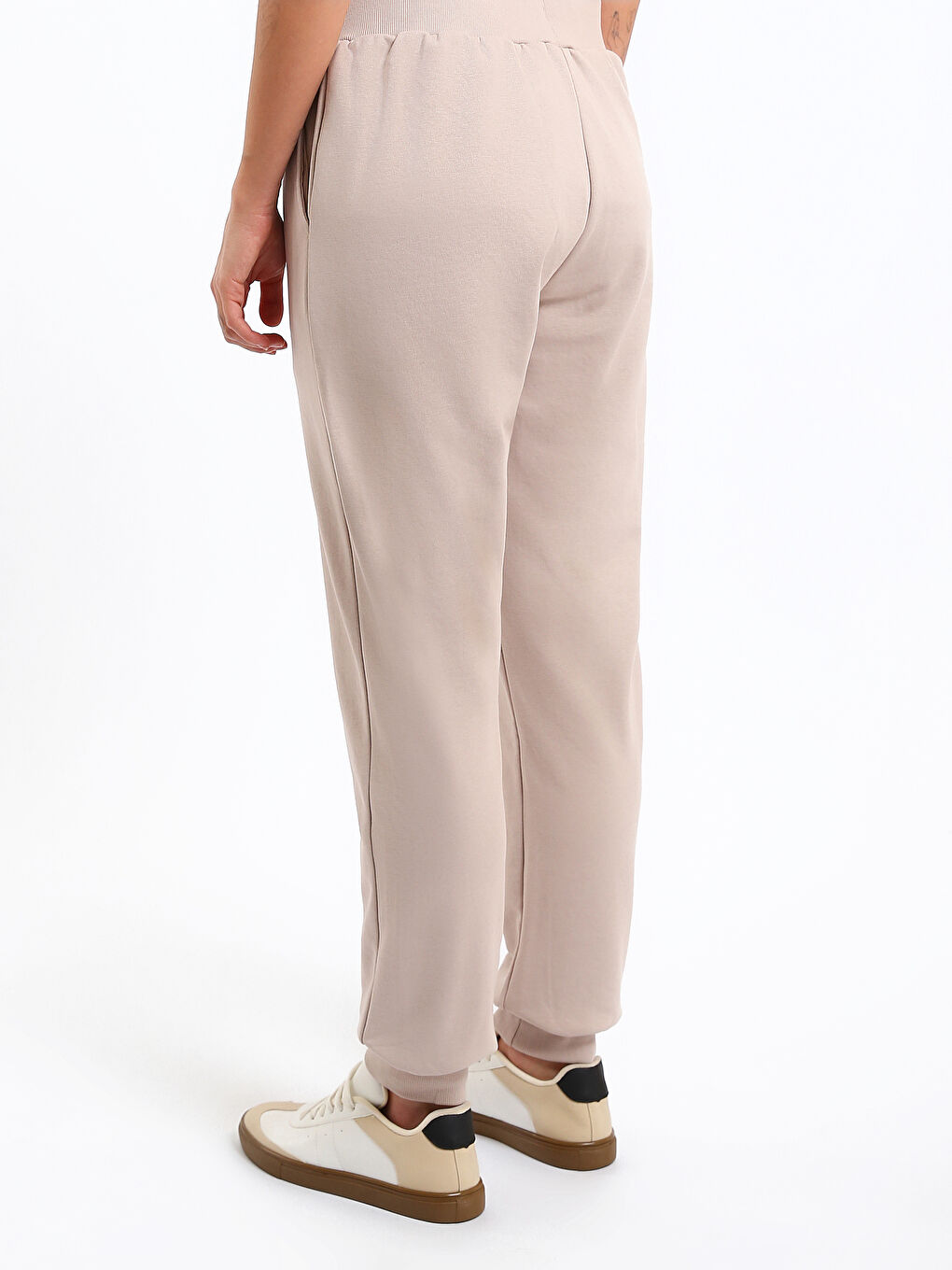 Elasticated Waist Women's Jogger Sweatpants-4