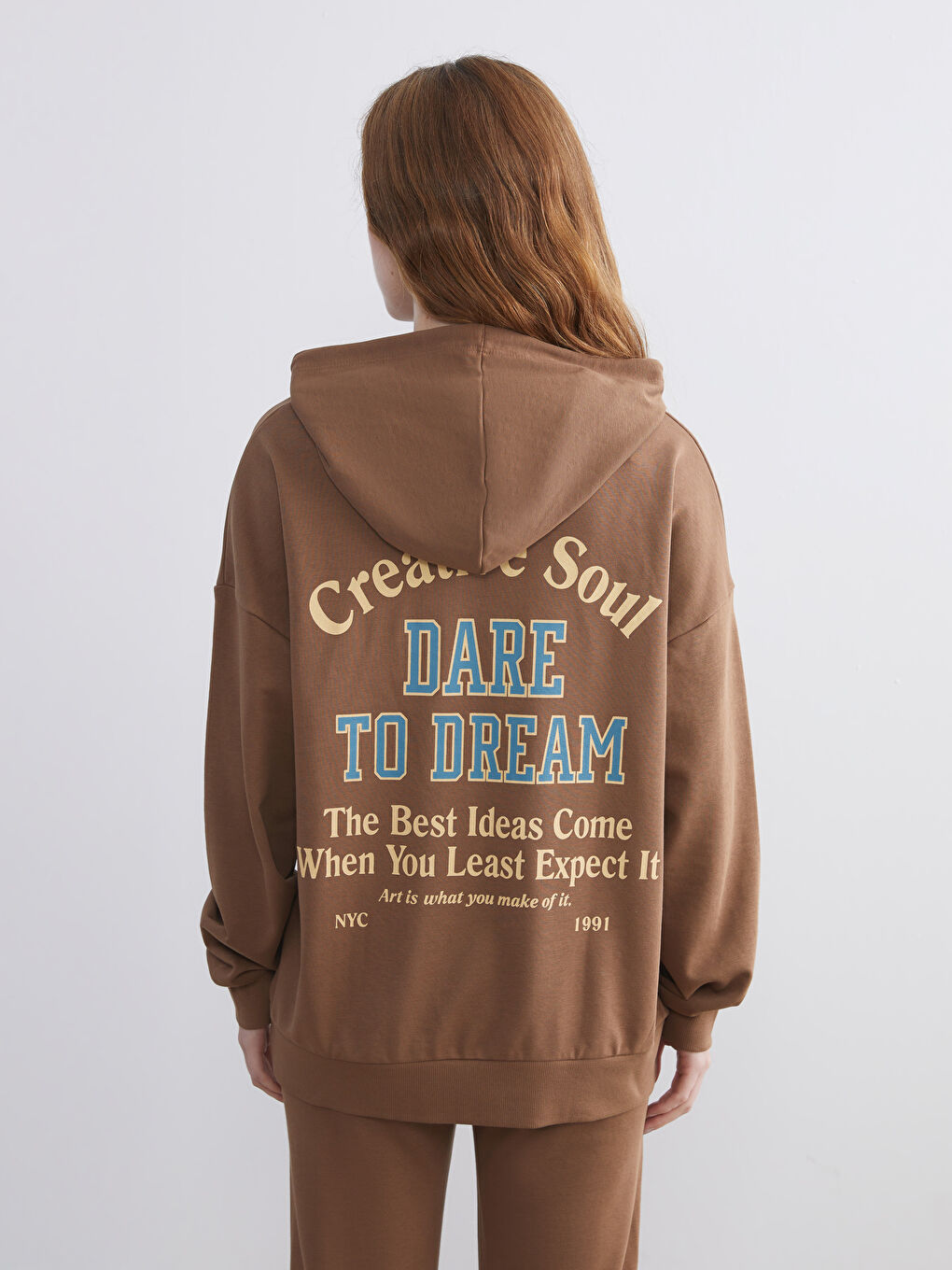 Printed Oversize Women's Hoodie-3