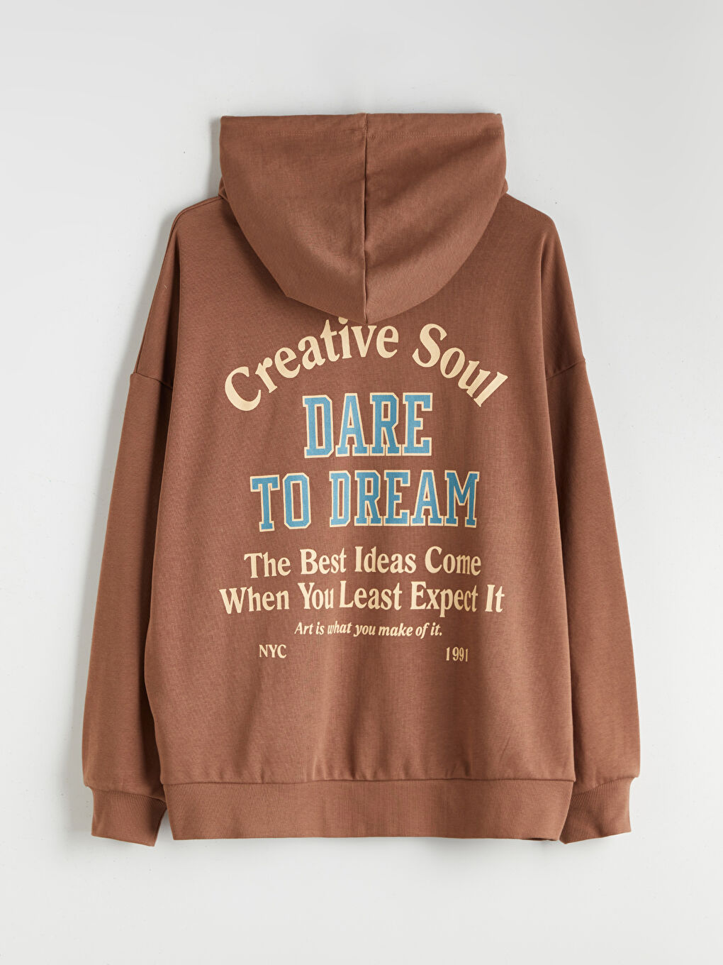 Printed Oversize Women's Hoodie-5