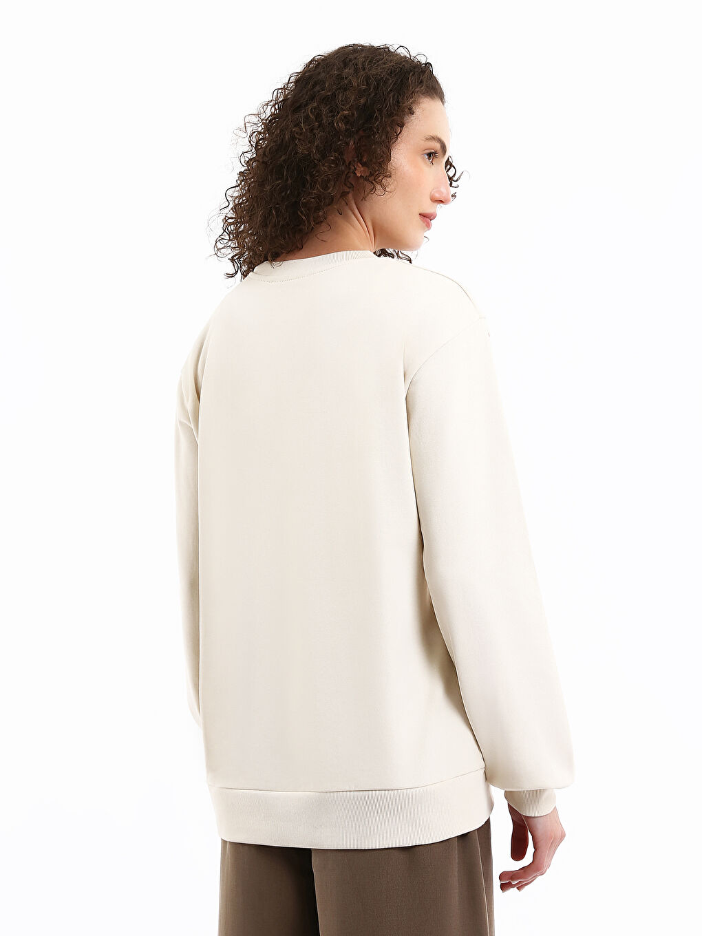 Crew Neck Women's Sweatshirt-4