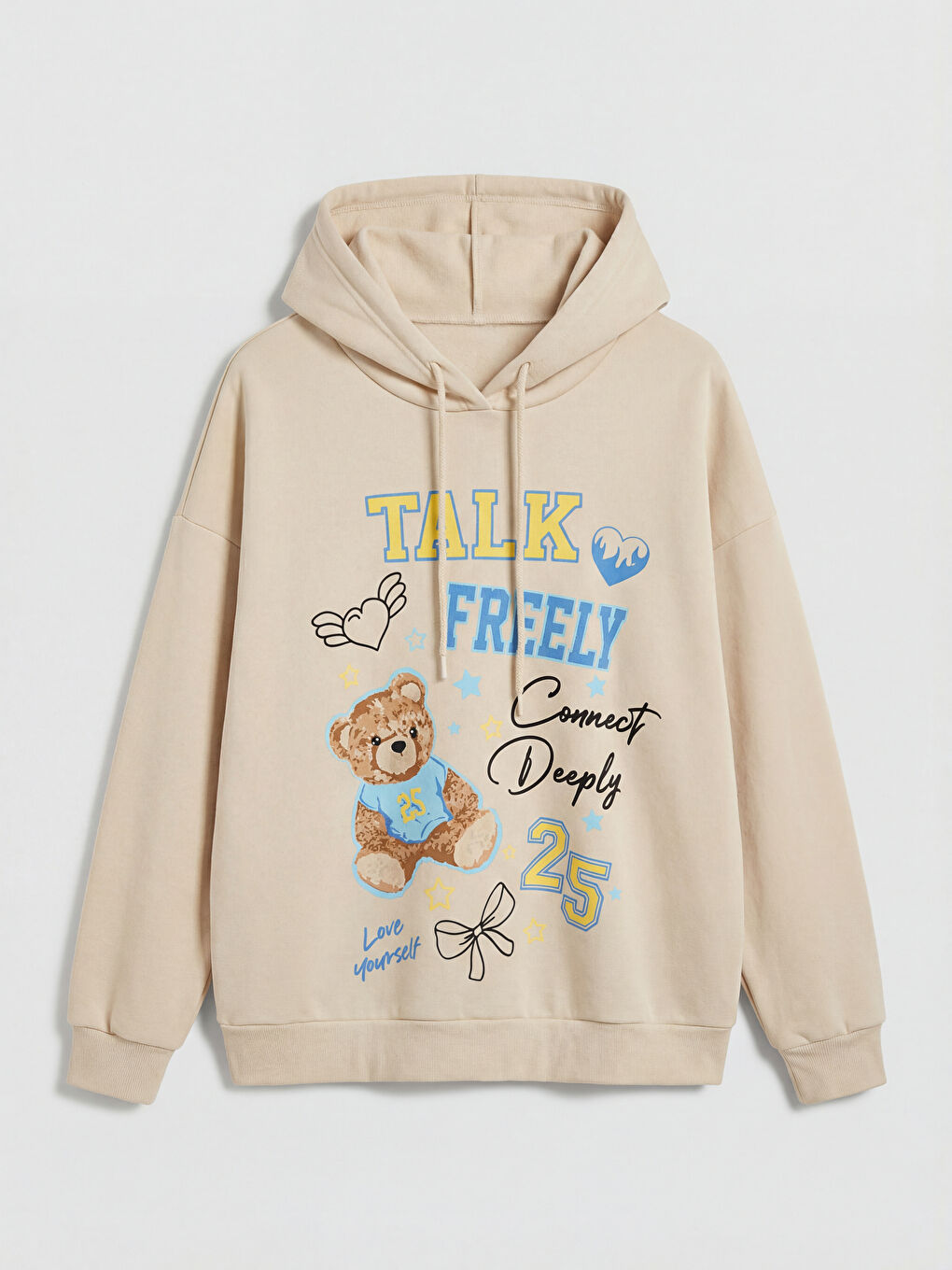 Printed Oversize Women's Hoodie