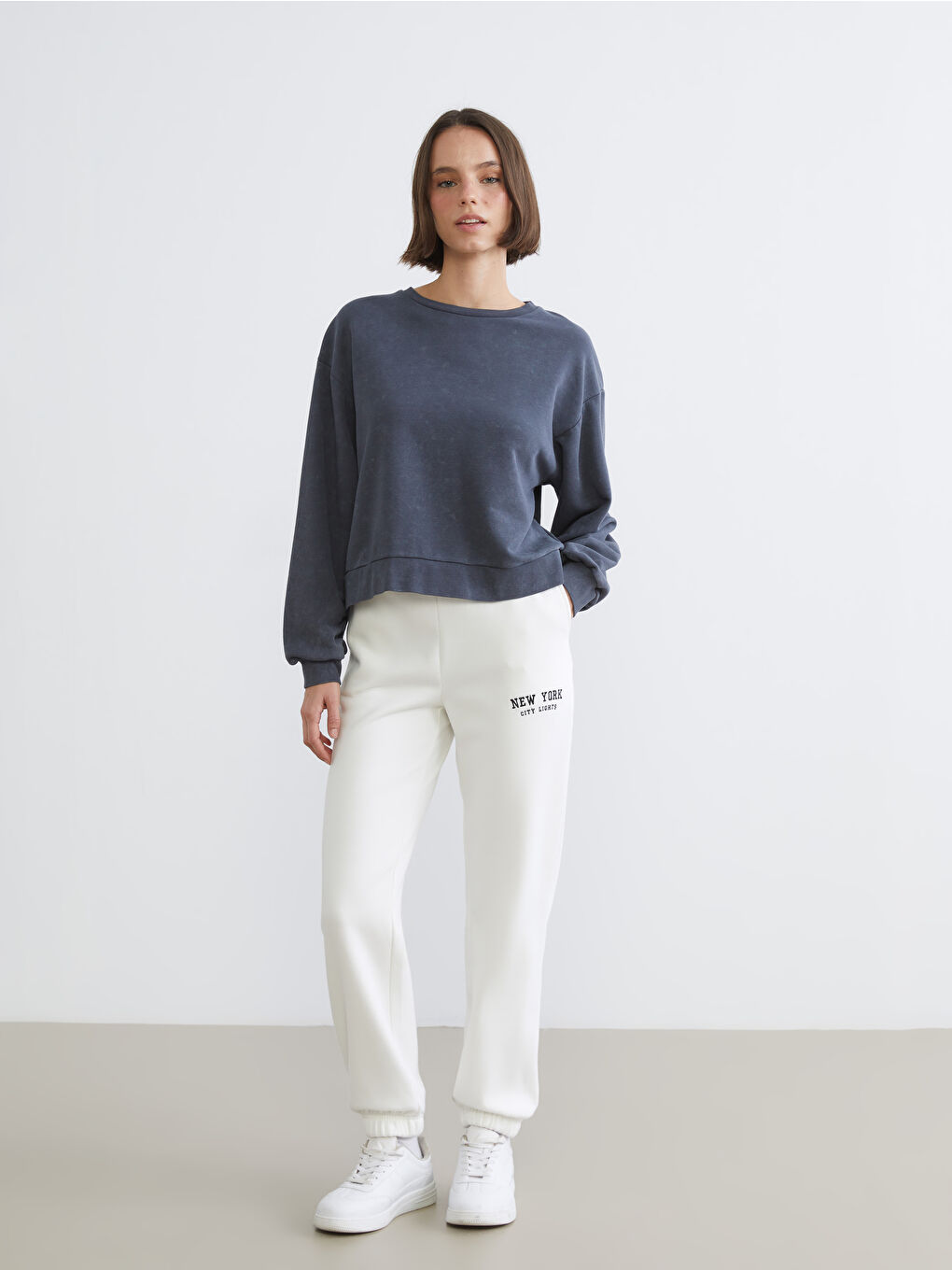 Pantalons de survêtement jogger à taille élastiquée pour Femmes