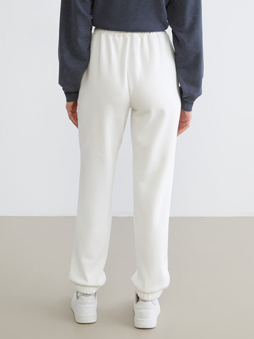 Pantalons de survêtement jogger à taille élastiquée pour Femmes-3