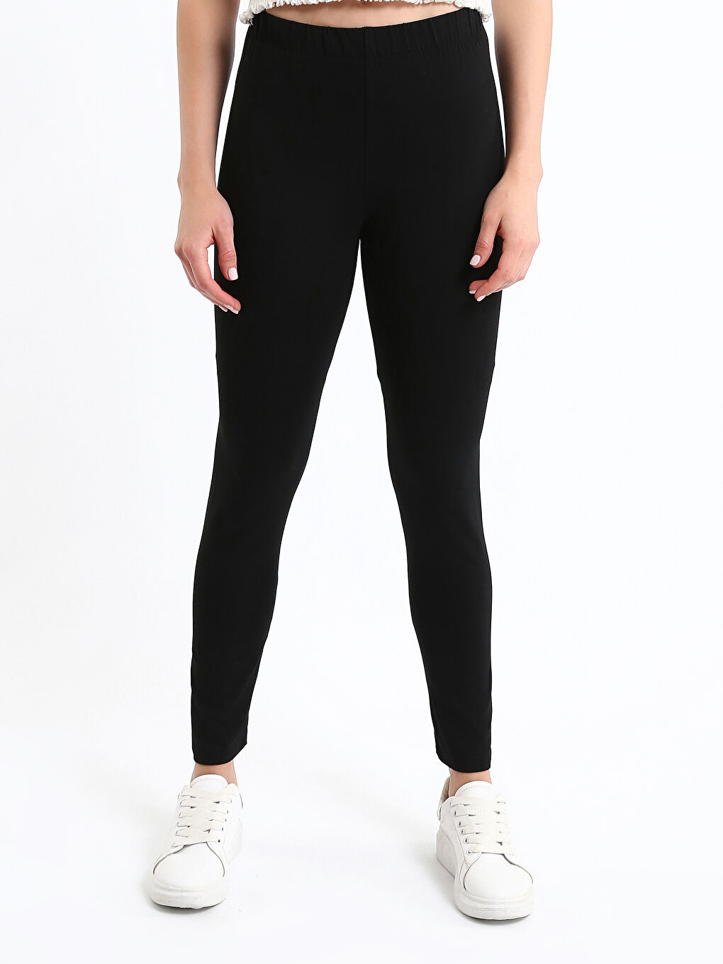 Elasticated Waist Women's Leggings-1