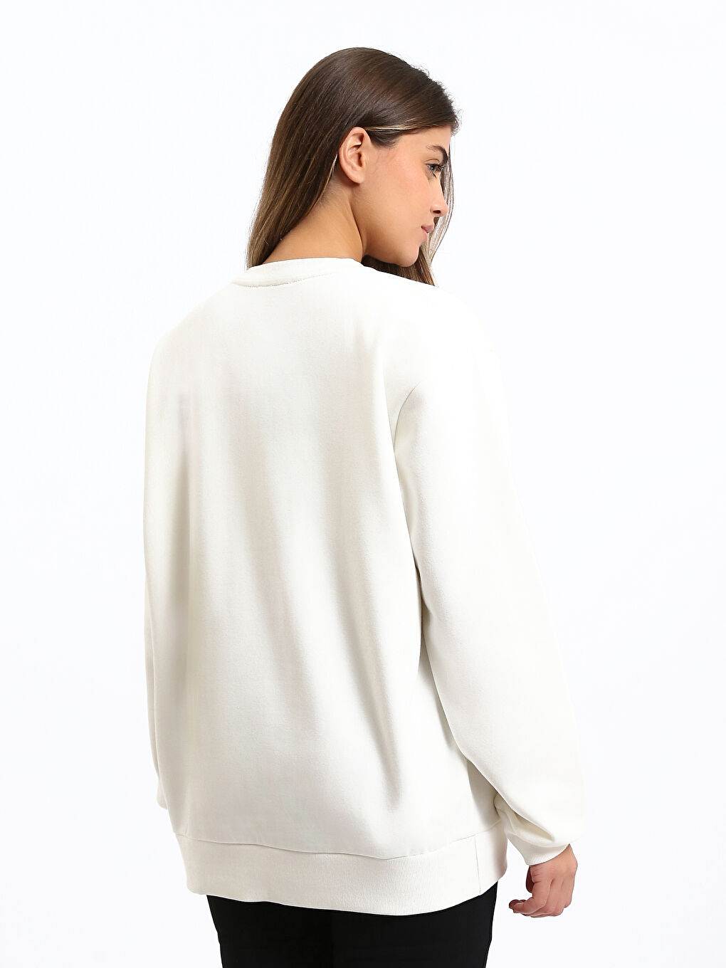 Crew Neck Women's Sweatshirt-4