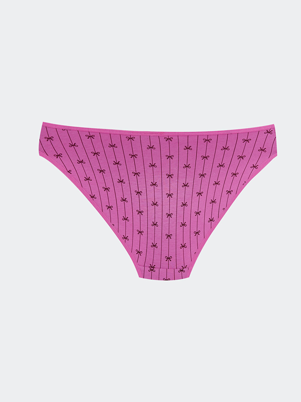 Pembe Düz Bikini Külot-1