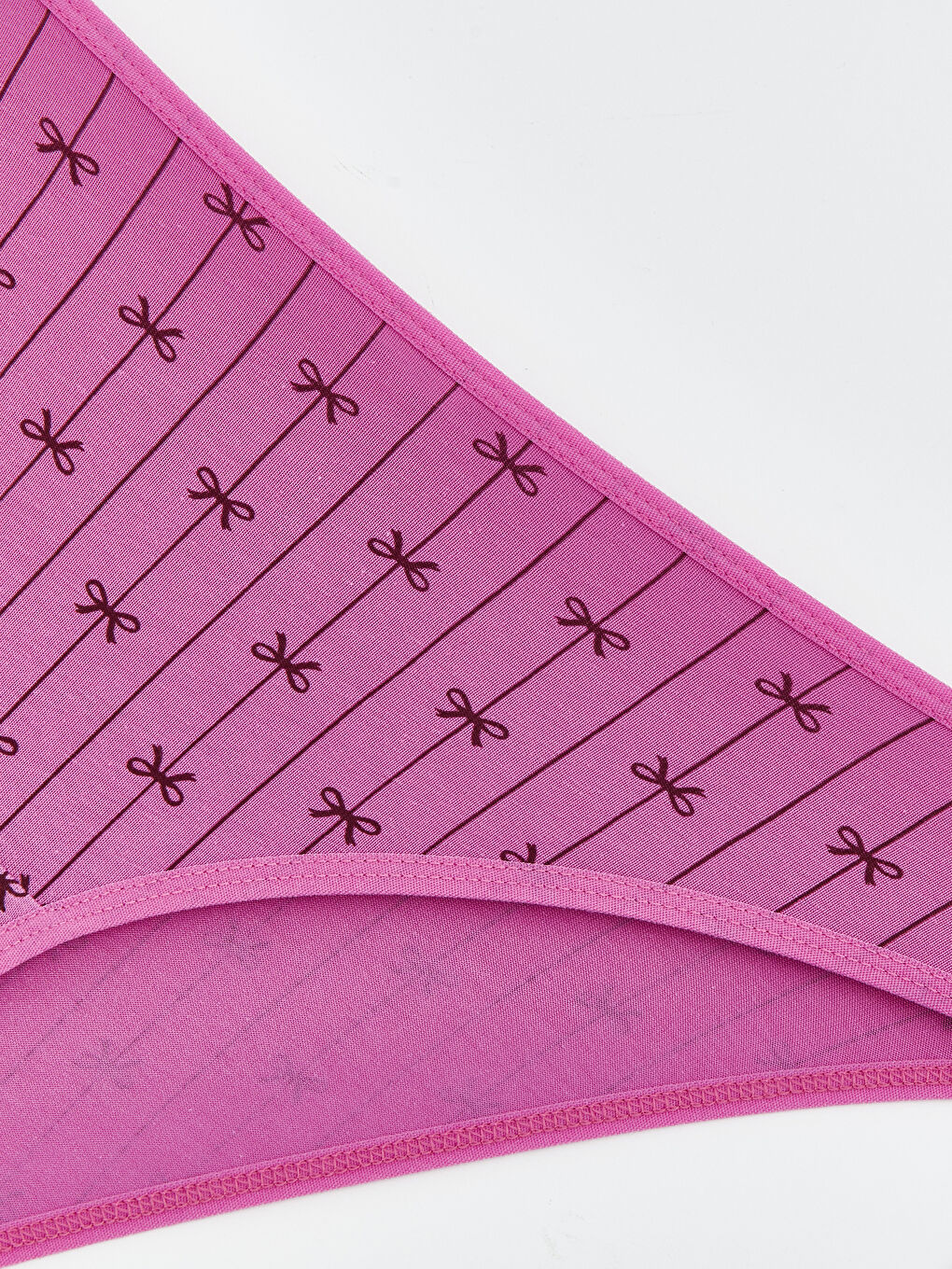 Pembe Düz Bikini Külot-2