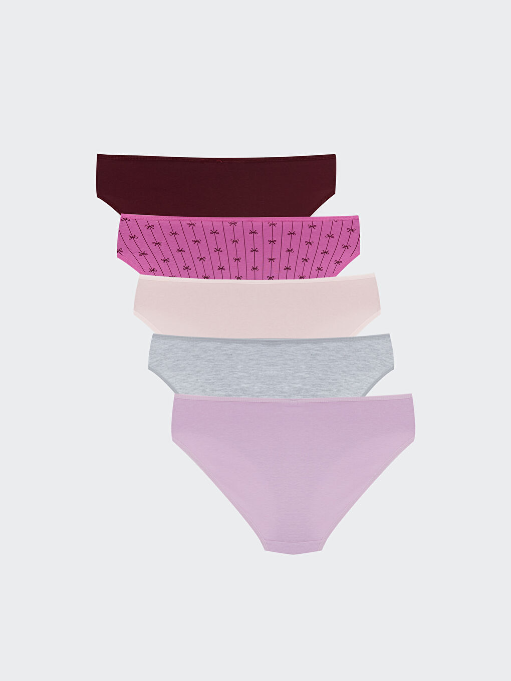 Printed Bikini Briefs 5 Pieces-1