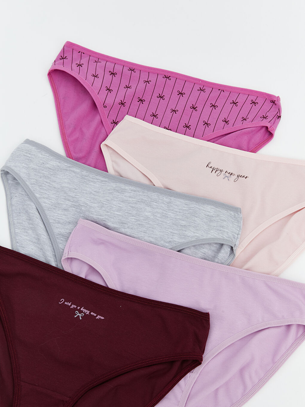 Printed Bikini Briefs 5 Pieces-2