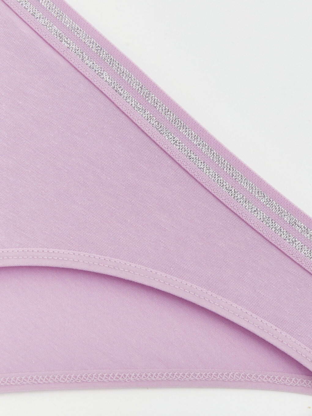 Lila Düz Bikini Külot-2