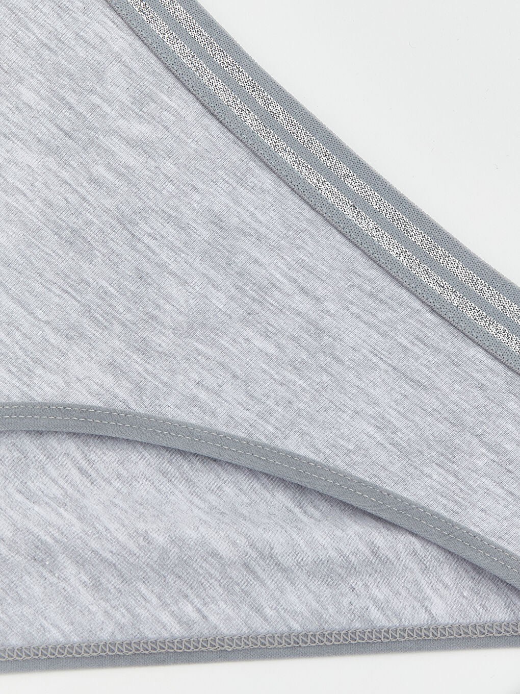 Gri Düz Bikini Külot-2