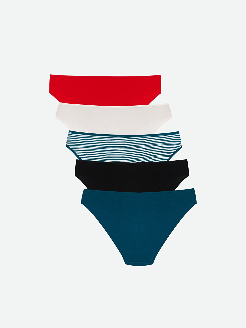 Printed Bikini Briefs 5 Pieces-1