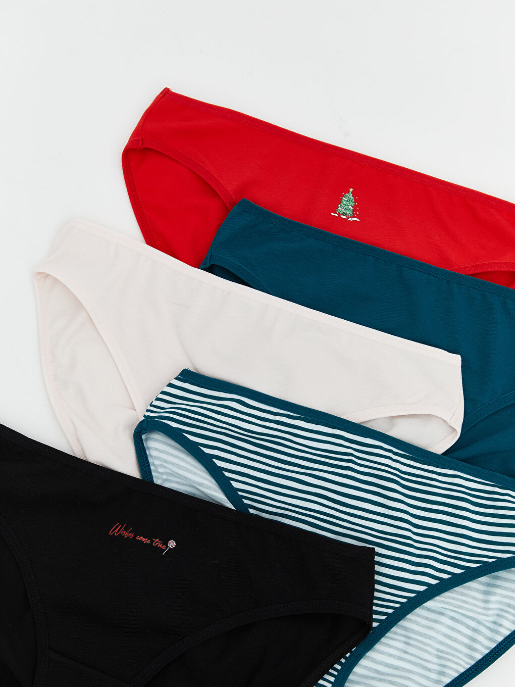 Printed Bikini Briefs 5 Pieces-2