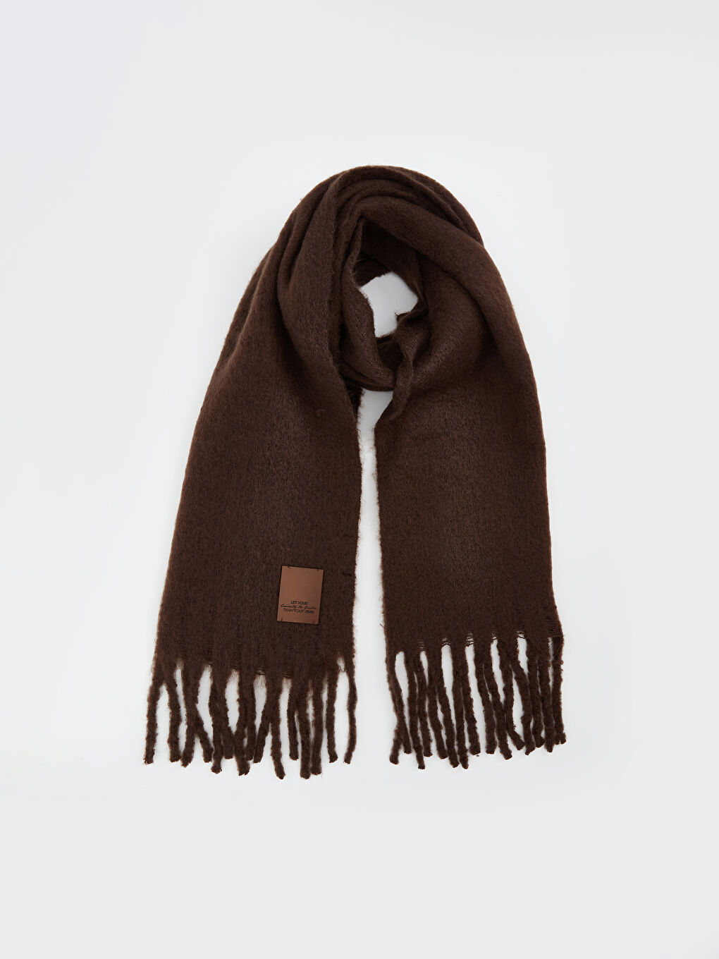 Шарф с бахромой для мужчин-2