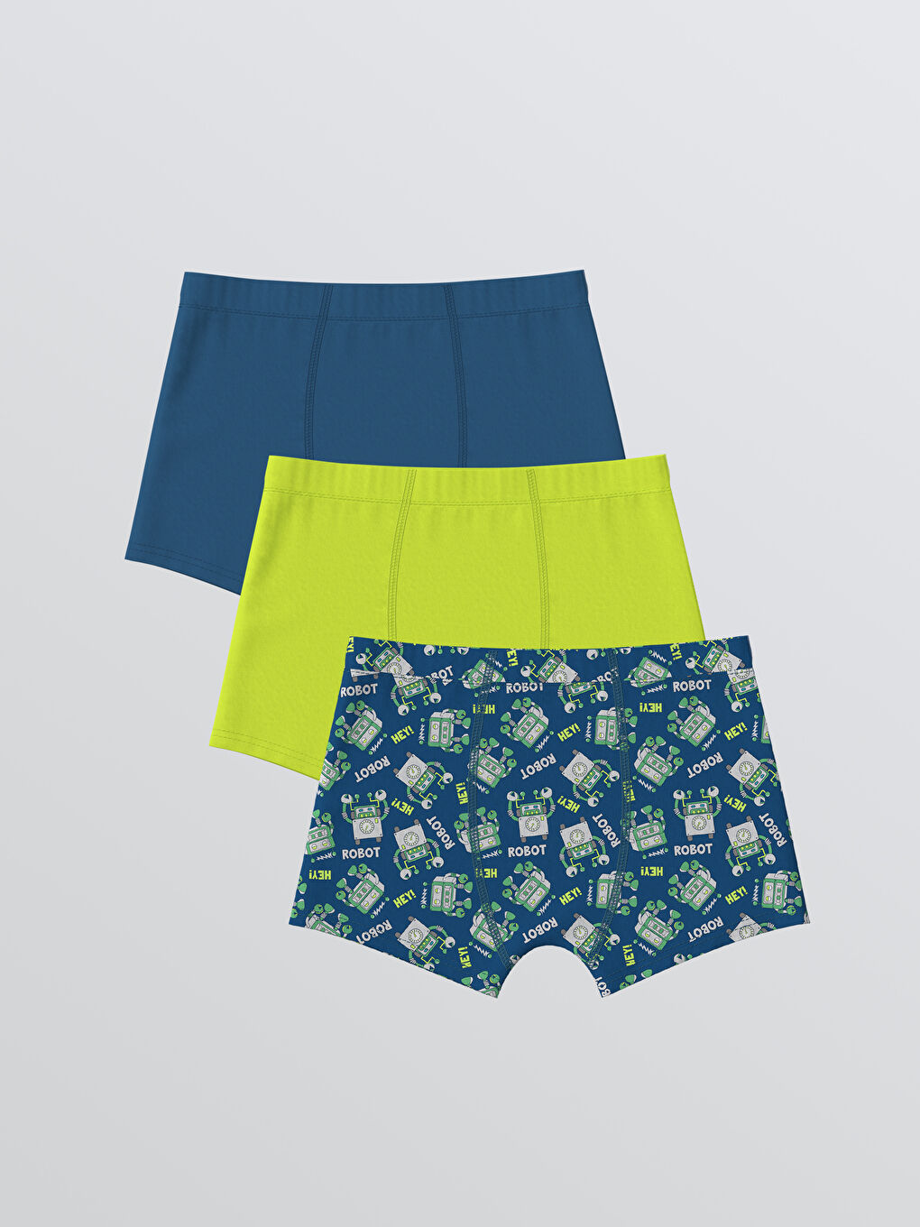 Printed Boys' Boxer Trunks 3-Pack