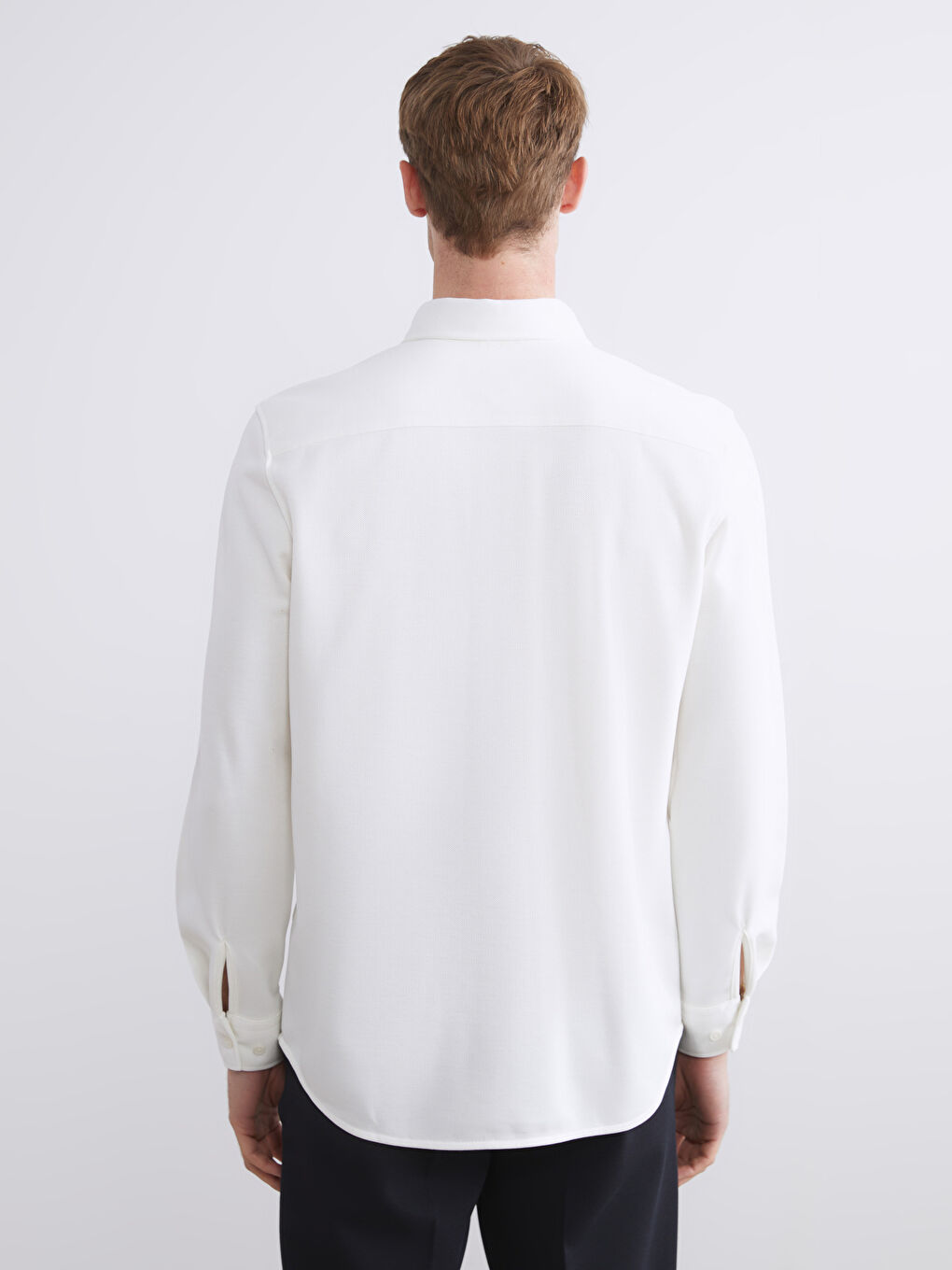 قميص رجالي كم طويل مطبوع بقصة عادية-3