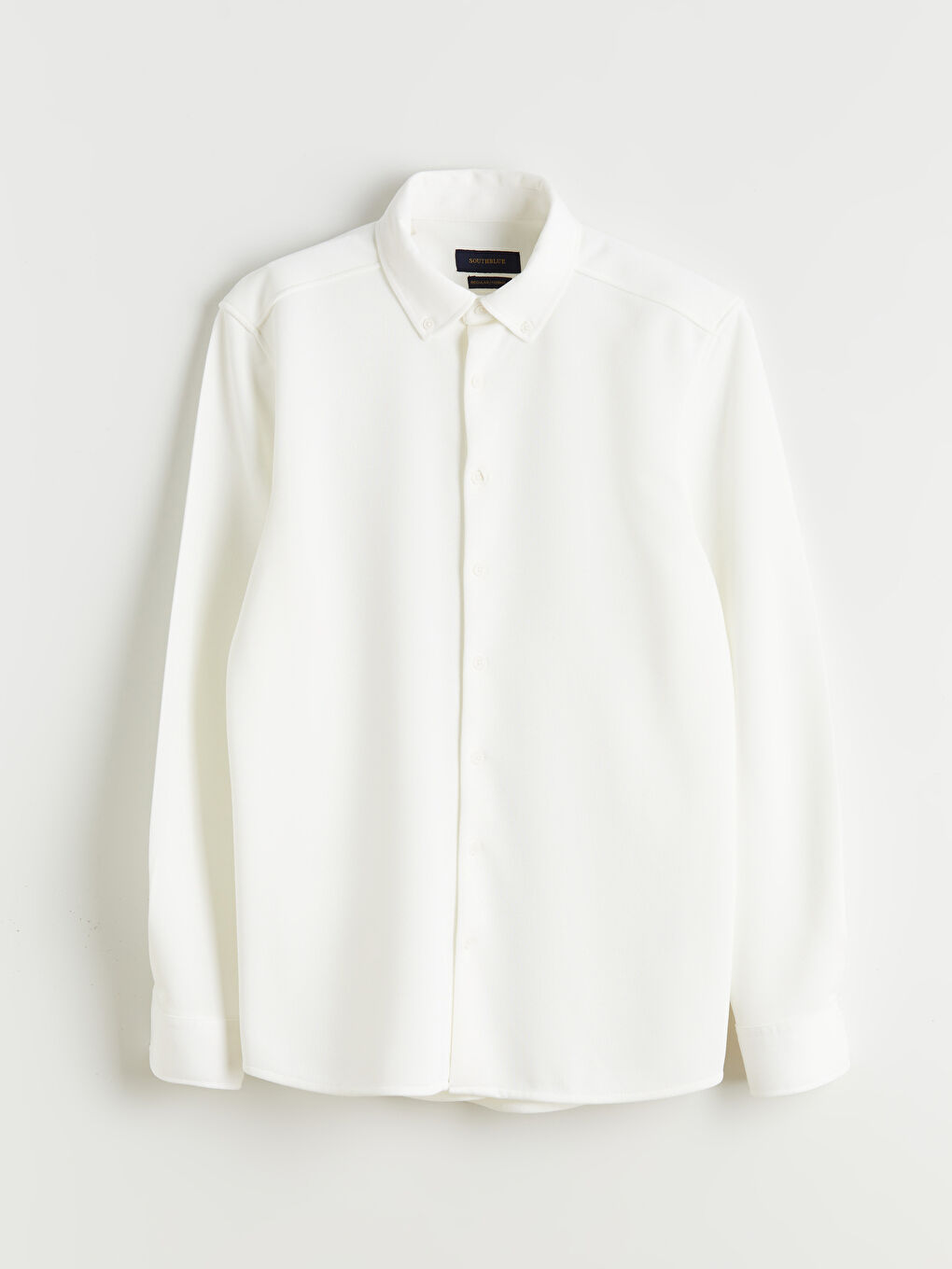 قميص رجالي كم طويل مطبوع بقصة عادية-4