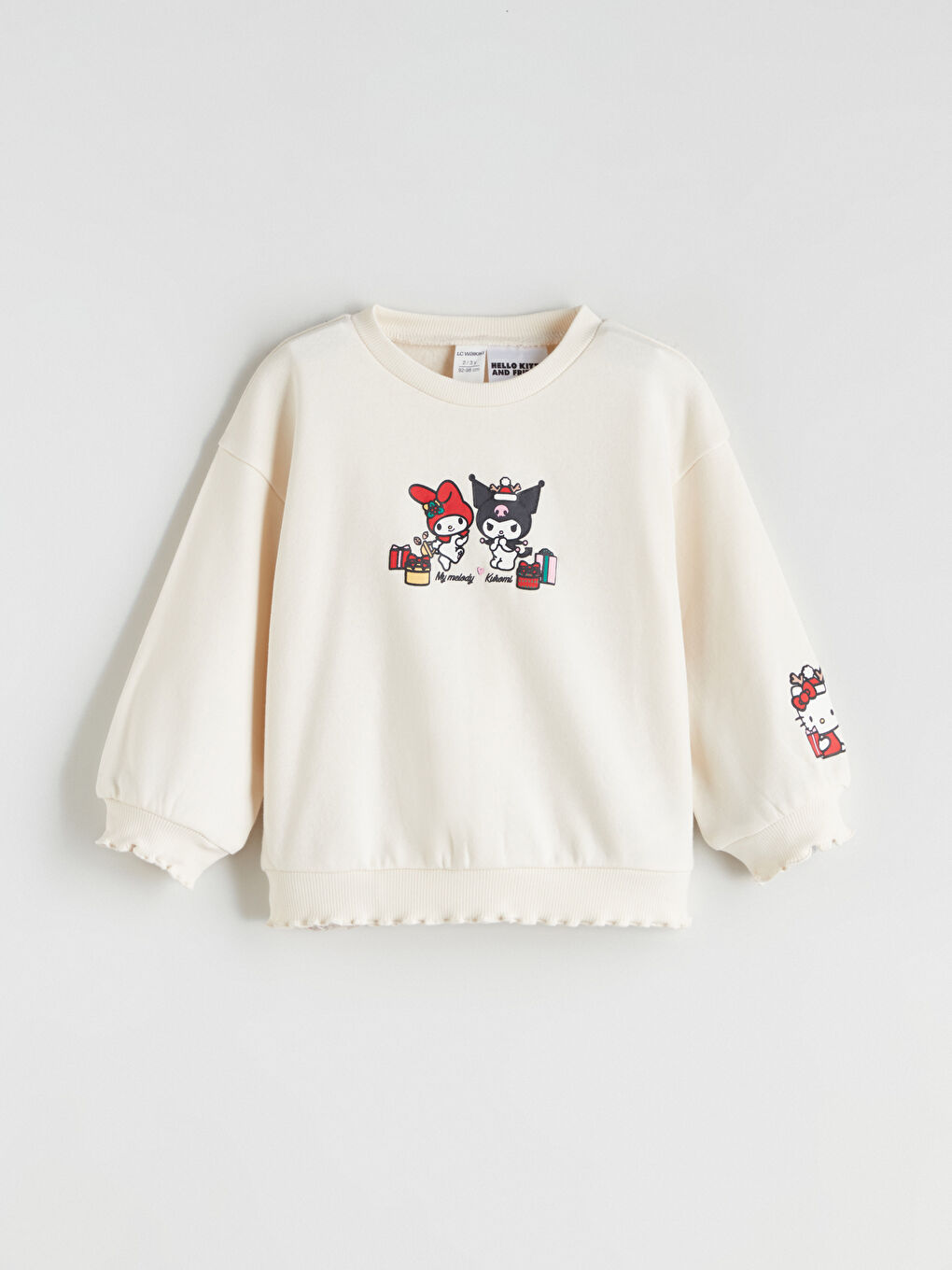 Girl ECRU Sweatshirt-1