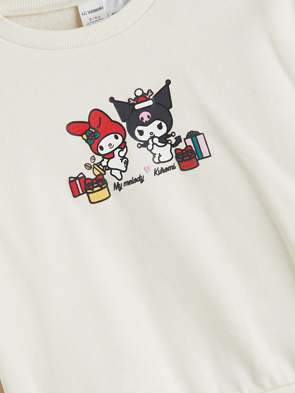 Girl ECRU Sweatshirt-3