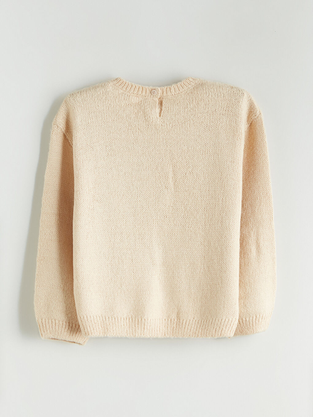 Crew Neck Floral Girls' Knitwear Sweater-2