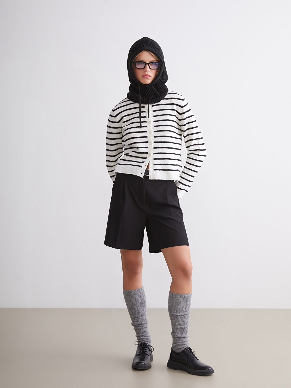 Женщины Черный Шапка ушанка-1