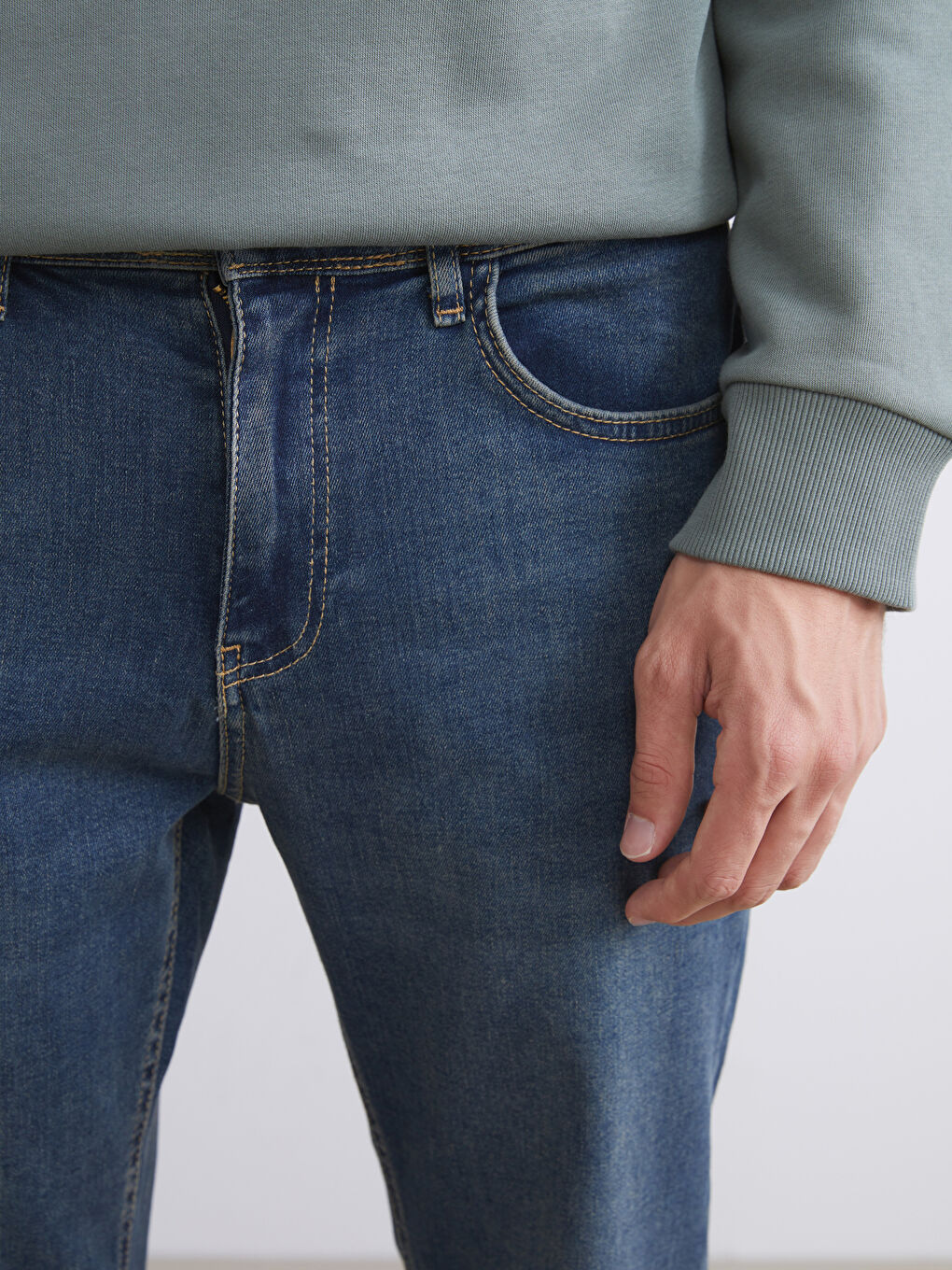 İndigo 730 Havuç Kalıp Erkek Jean Pantolon-2