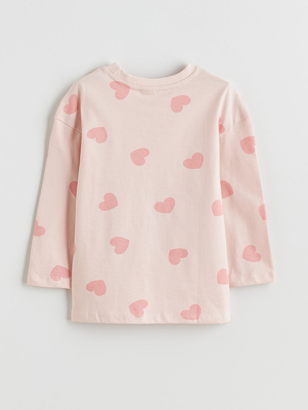 طقم بيجاما للبنات بطبعة ميني ماوس برقبة دائرية-2