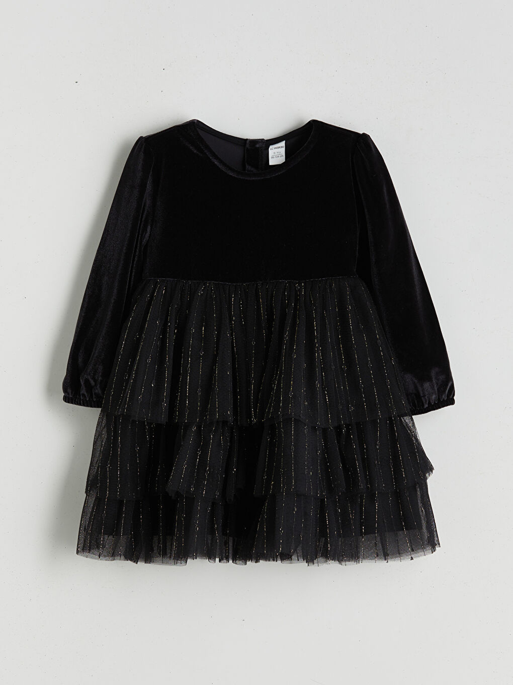 Basic Velvet Girls' Dress