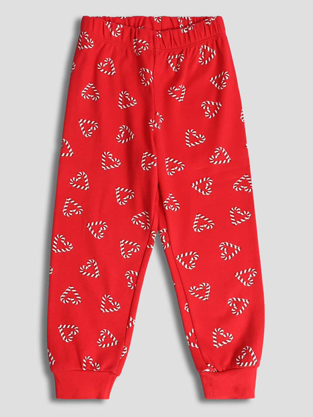 طقم بيجاما أحمر بنت-8