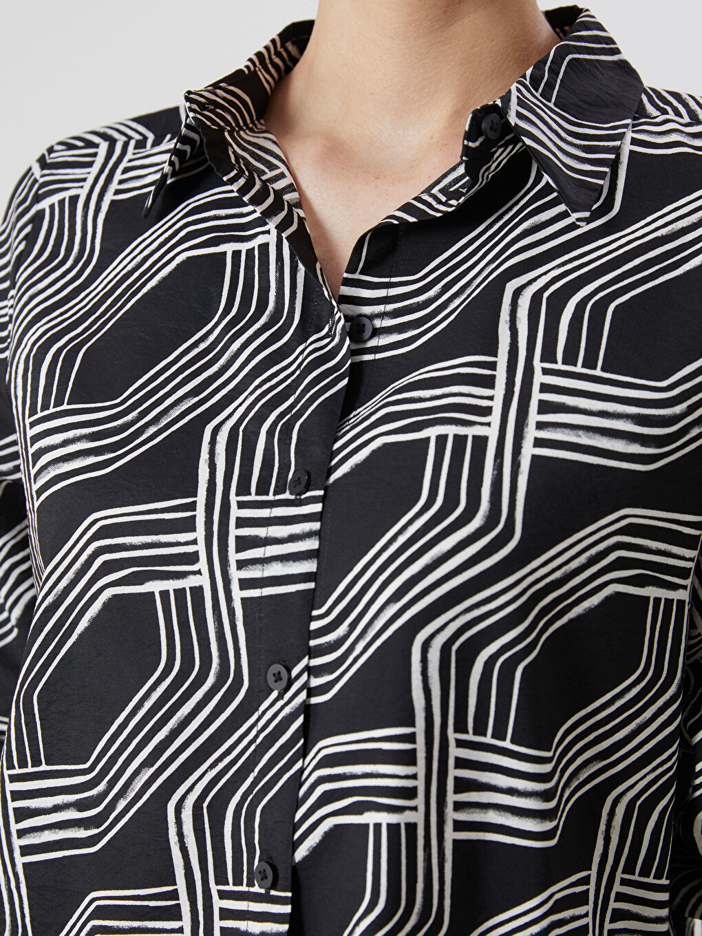 Patterned Women's Shirt-2