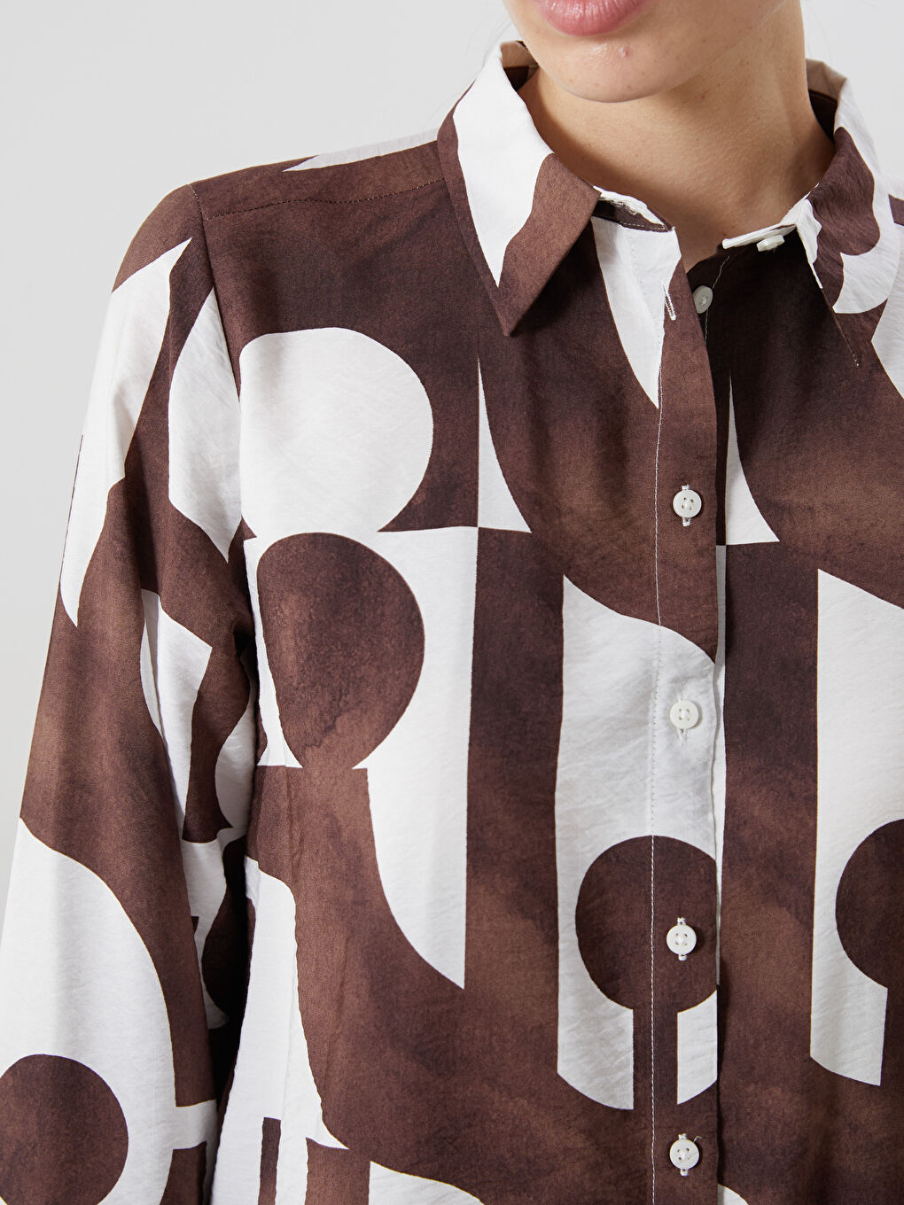 LCWAIKIKI Classic Patterned Women's Shirt -W5DY64Z8-LQY