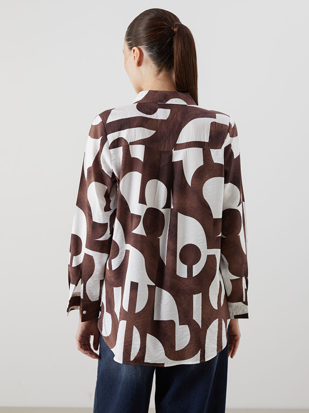 LCWAIKIKI Classic Patterned Women's Shirt -W5DY64Z8-LQY