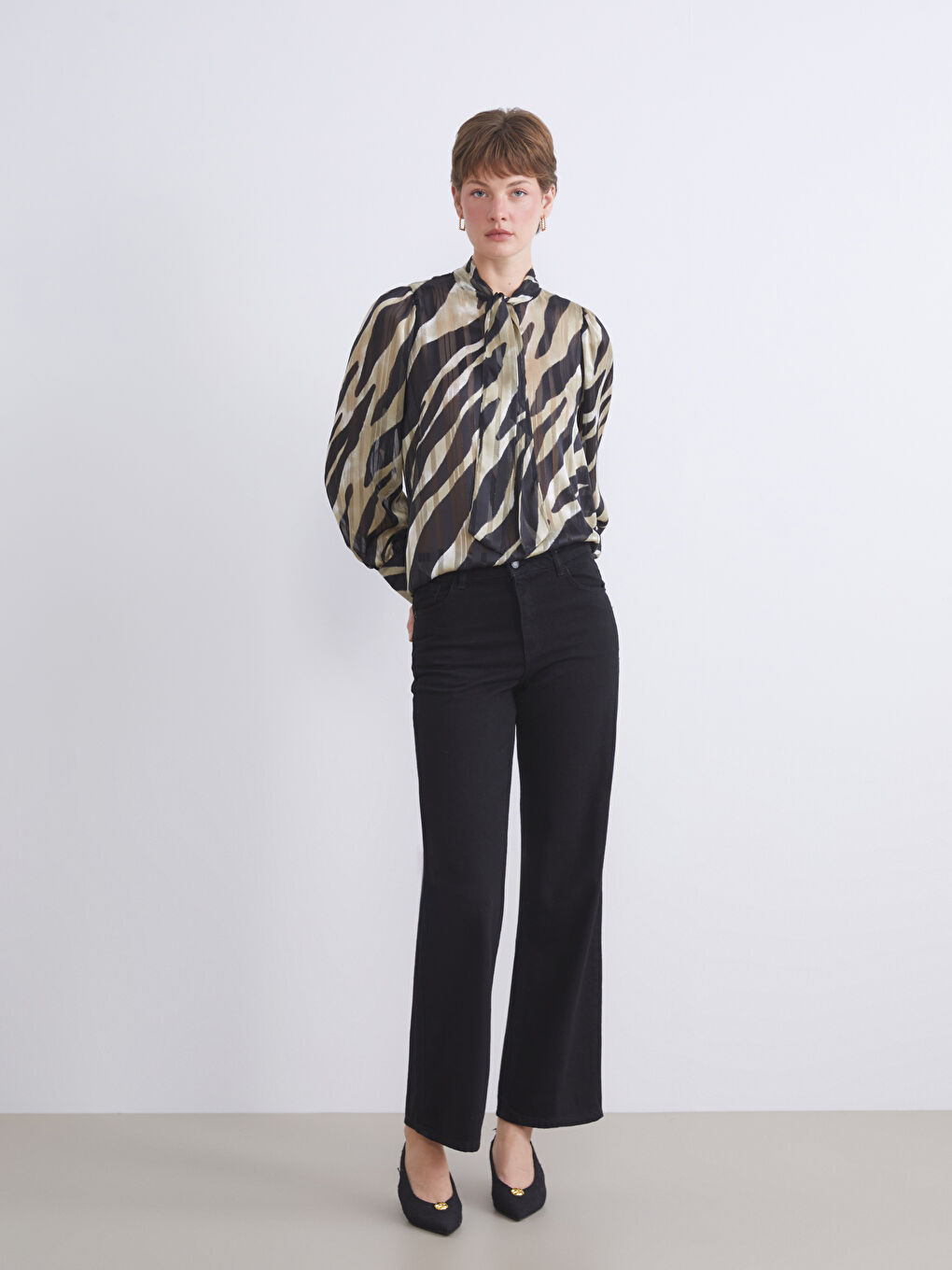 Woman BEIGE Blouse-1