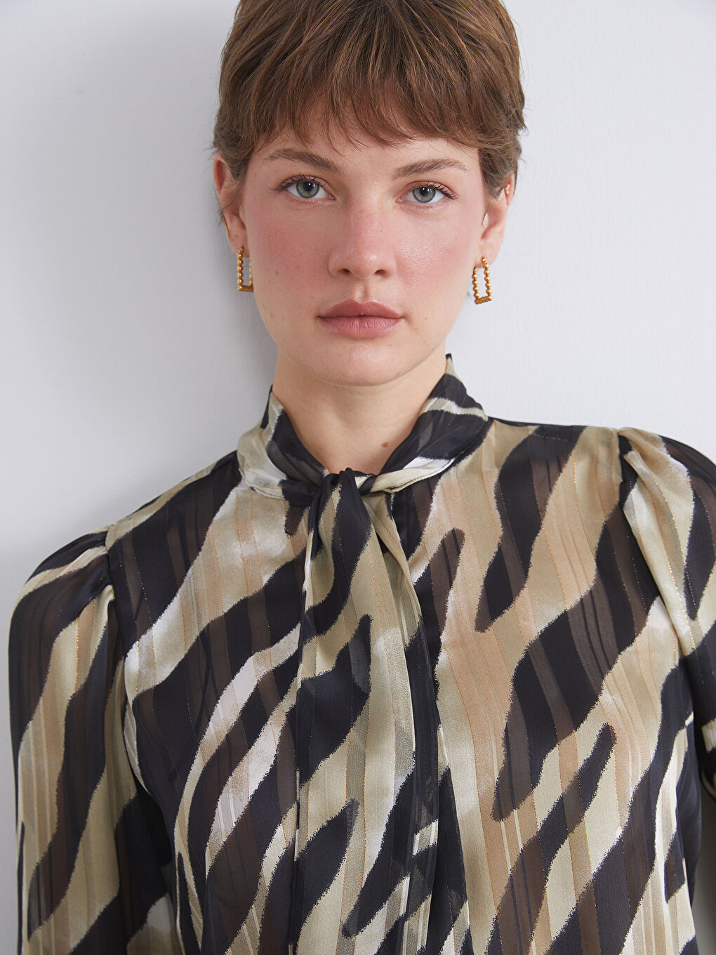 Woman BEIGE Blouse-2